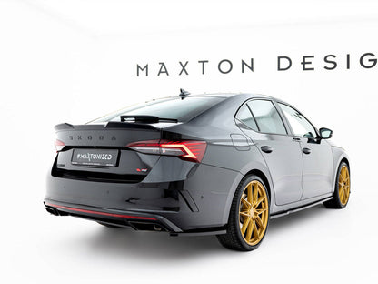 Maxton Design - Rear Side Splitters V.1 Skoda Octavia RS Liftback / Estate Mk4 Facelift