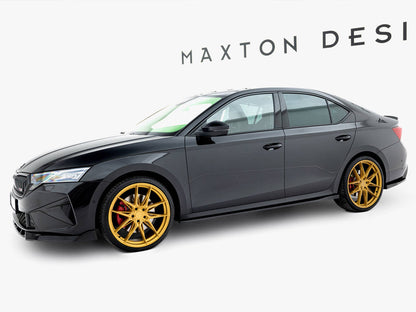 Maxton Design - Side Skirts Diffusers V.2 Skoda Octavia RS Liftback / Estate Mk4 Facelift