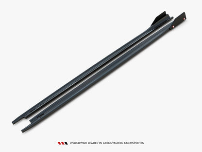 Maxton Design - Side Skirts Diffusers V.2 + Flaps Skoda Octavia RS Liftback / Estate Mk4 Facelift