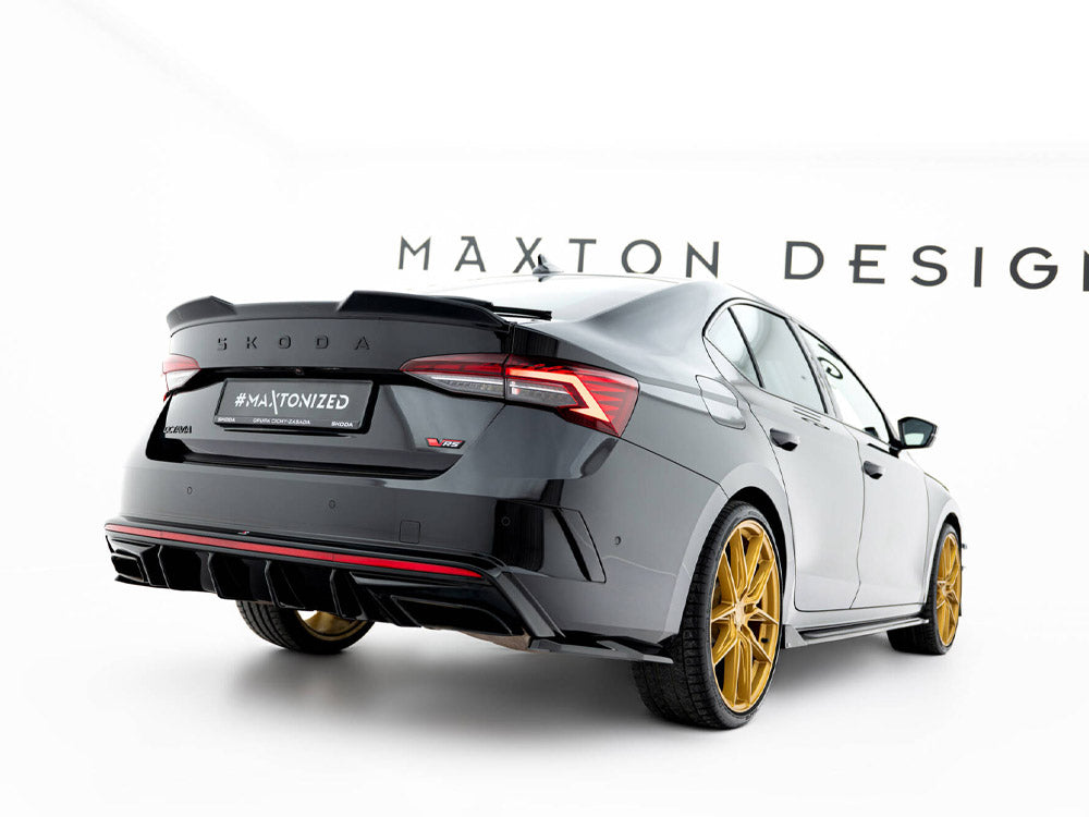 Maxton Design - Spoiler CAP 3D Skoda Octavia RS Liftback Mk4 / Mk4 Facelift