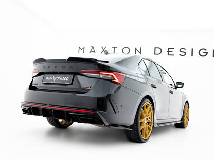 Maxton Design - Spoiler CAP 3D Skoda Octavia RS Liftback Mk4 / Mk4 Facelift