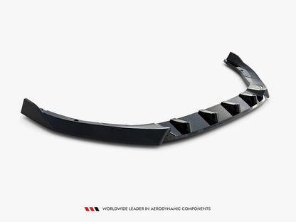 Maxton Design - Front Splitter V.2 Skoda Octavia RS Liftback / Estate Mk4 Facelift