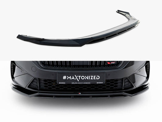 Maxton Design - Front Splitter V.1 Skoda Octavia RS Liftback / Estate Mk4 Facelift