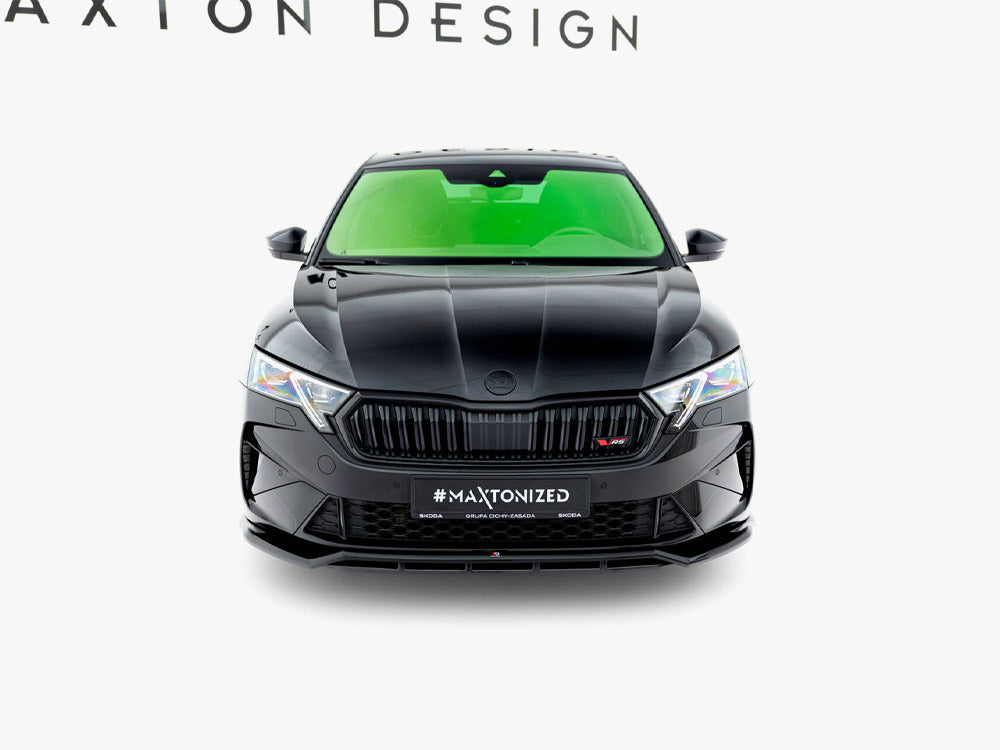 Maxton Design - Front Splitter V.1 Skoda Octavia RS Liftback / Estate Mk4 Facelift