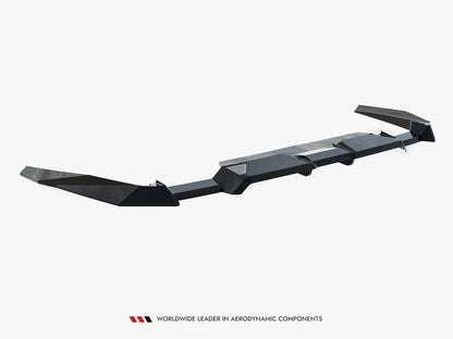 Maxton Design - Rear Splitter (Vertical Bars) BMW M5 Sedan / Touring G90