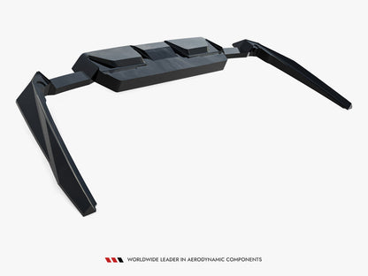 Maxton Design - Rear Splitter (Vertical Bars) BMW M5 Sedan / Touring G90