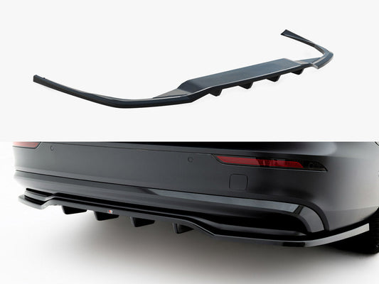 Maxton Design - Rear Splitter (Vertical Bars) Volvo S60 / V60 R-Design Mk3 Facelift