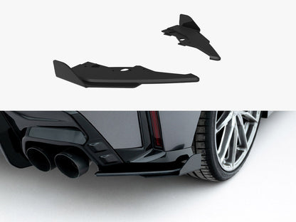 Maxton Design - Street PRO Rear Side Splitters V.2 + Flaps BMW M135i F70