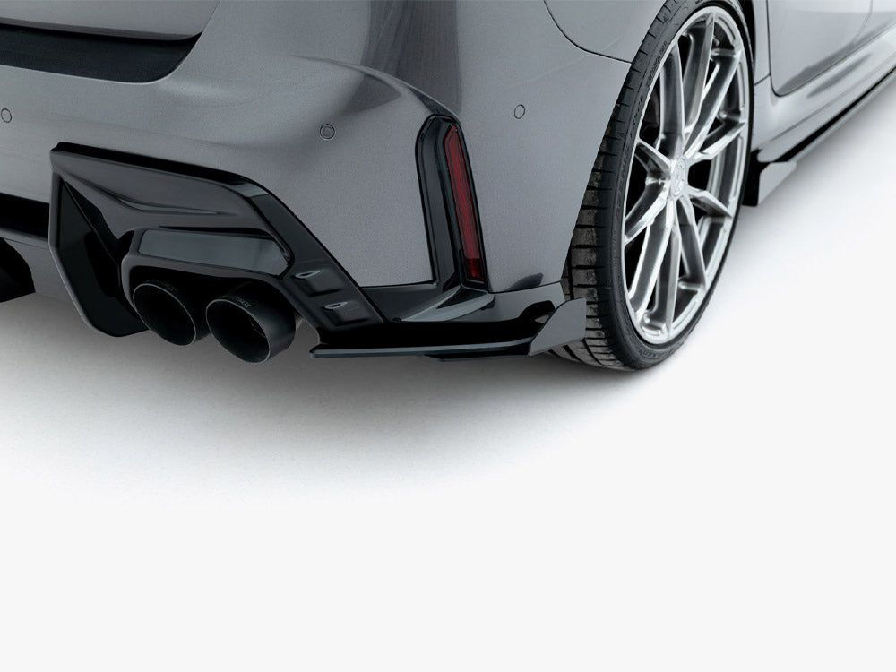 Maxton Design - Street PRO Rear Side Splitters V.2 + Flaps BMW M135i F70