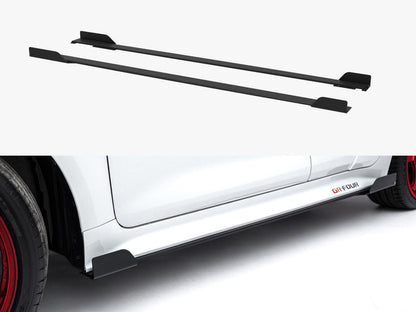 Maxton Design - Street PRO Side Skirts Diffusers + Flaps Toyota GR Corolla Mk12