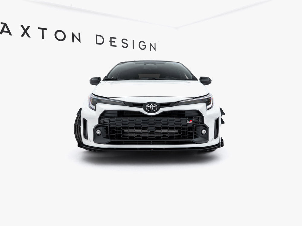 Maxton Design - Street PRO Front Splitter + Flaps Toyota GR Corolla Mk12