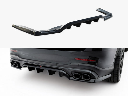 Maxton Design - Rear Splitter (Vertical Bars) Mercedes-AMG GLC 43 SUV X253 Facelift