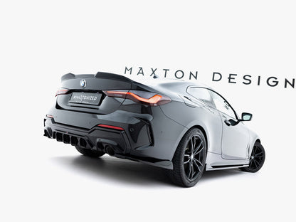 Maxton Design - Rear Side Splitters V.8 BMW 4 M-Pack G22 / G23 / G22 Facelift / G23 Facelift