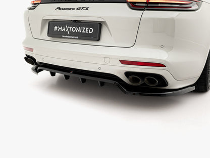 Maxton Design - Rear Splitter (Vertical Bars) Porsche Panamera GTS Sport Turismo 971 Facelift