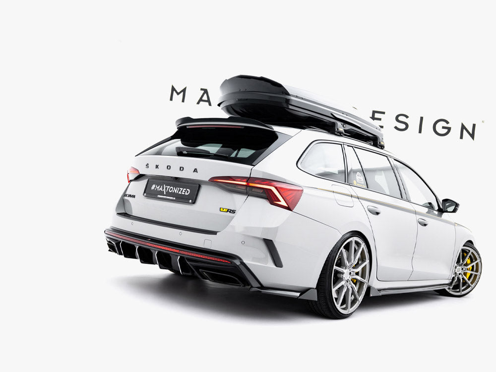 Maxton Design - Rear Side Splitters V.8 Skoda Octavia RS Liftback / Estate Mk4