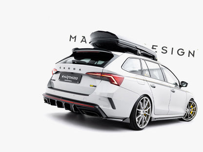 Maxton Design - Rear Side Splitters V.8 Skoda Octavia RS Liftback / Estate Mk4