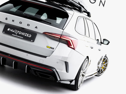 Maxton Design - Rear Side Splitters V.8 Skoda Octavia RS Liftback / Estate Mk4