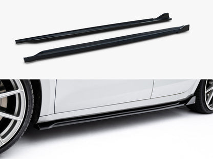 Maxton Design - Side Skirts Diffusers V.2 Skoda Octavia RS Liftback / Estate Mk4