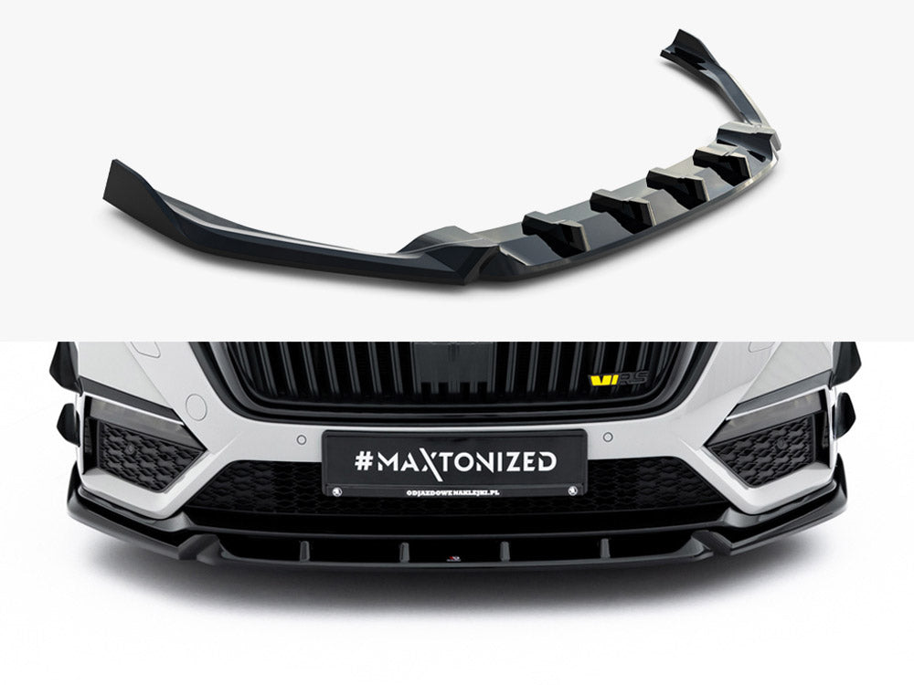 Maxton Design - Front Splitter V.5 Skoda Octavia RS Mk4