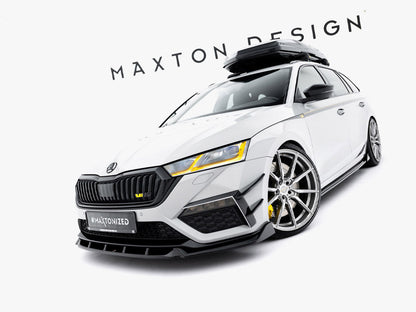 Maxton Design - Front Splitter V.5 Skoda Octavia RS Mk4