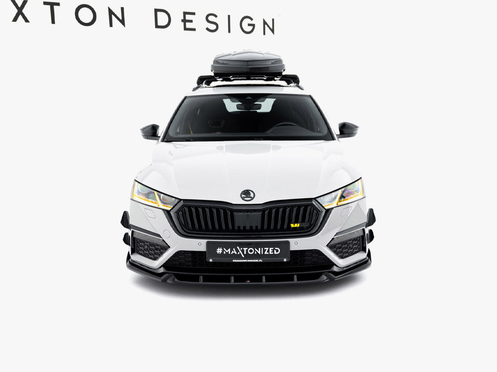 Maxton Design - Front Splitter V.5 Skoda Octavia RS Mk4