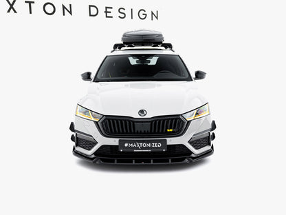Maxton Design - Front Splitter V.5 Skoda Octavia RS Mk4