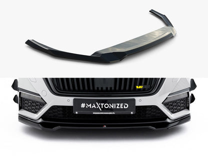 Maxton Design - Front Splitter V.4 Skoda Octavia RS Mk 4