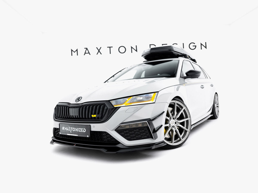 Maxton Design - Front Splitter V.4 Skoda Octavia RS Mk 4