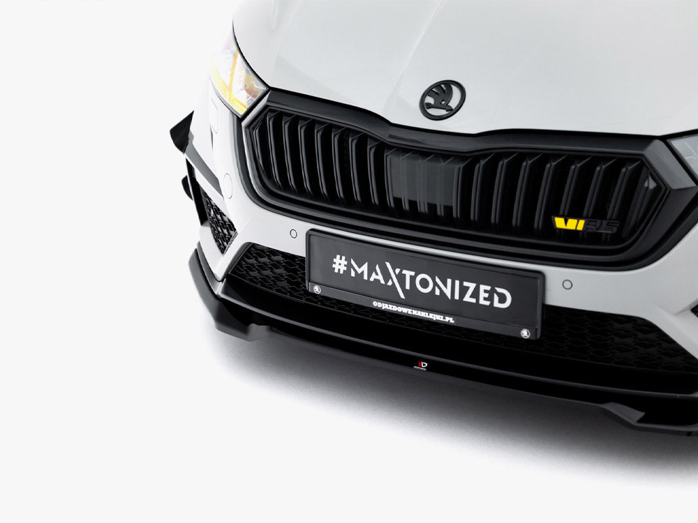 Maxton Design - Front Splitter V.4 Skoda Octavia RS Mk 4