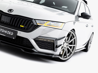 Maxton Design - Front Splitter V.4 Skoda Octavia RS Mk 4