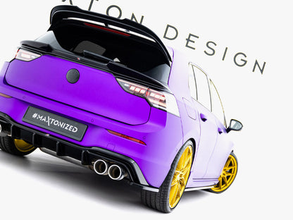 Maxton Design - Rear Side Splitters V.4 Volkswagen Golf R Mk8 Facelift