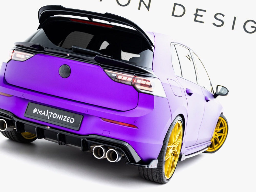 Maxton Design - Rear Side Splitters V.6 + Flaps Volkswagen Golf R Mk8
