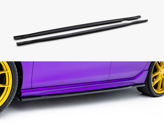 Maxton Design - Side Skirts Diffusers V.1 Volkswagen Golf R Mk8 Facelift