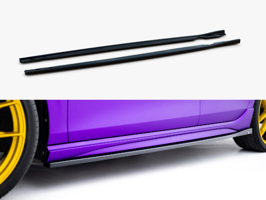 Maxton Design - Side Skirts Diffusers V.2 Volkswagen Golf R Mk8 Facelift