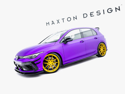 Maxton Design - Side Skirts Diffusers V.2 Volkswagen Golf R Mk8 Facelift