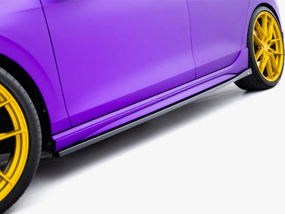 Maxton Design - Side Skirts Diffusers V.2 Volkswagen Golf R Mk8 Facelift