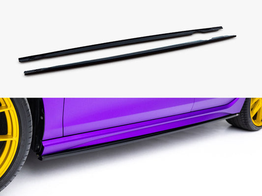 Maxton Design - Side Skirts Diffusers V.3 Volkswagen Golf R Mk8 Facelift