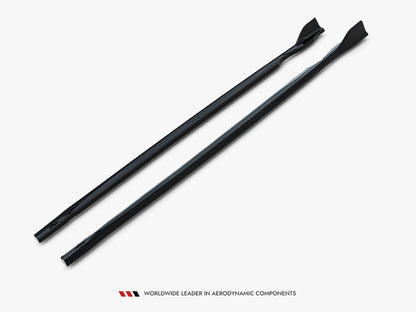 Maxton Design - Side Skirts Diffusers V.4 Volkswagen Golf R Mk8 / Mk8 Facelift