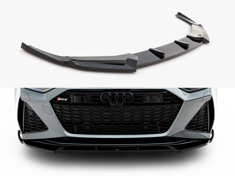 Maxton Design - FRONT SPLITTER V1 AUDI RS6 C8 / C8 Facelift