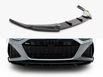 Maxton Design - FRONT SPLITTER V1 AUDI RS6 C8 / C8 Facelift
