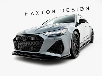 Maxton Design - FRONT SPLITTER V1 AUDI RS6 C8 / C8 Facelift
