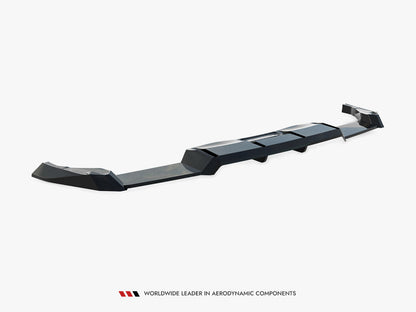 Maxton Design - Rear Splitter (Vertical Bars) V.2 Volkswagen Golf R Mk8 / Mk8 Facelift