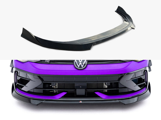 Maxton Design - Front Splitter V.4 Volkswagen Golf R Mk8 Facelift