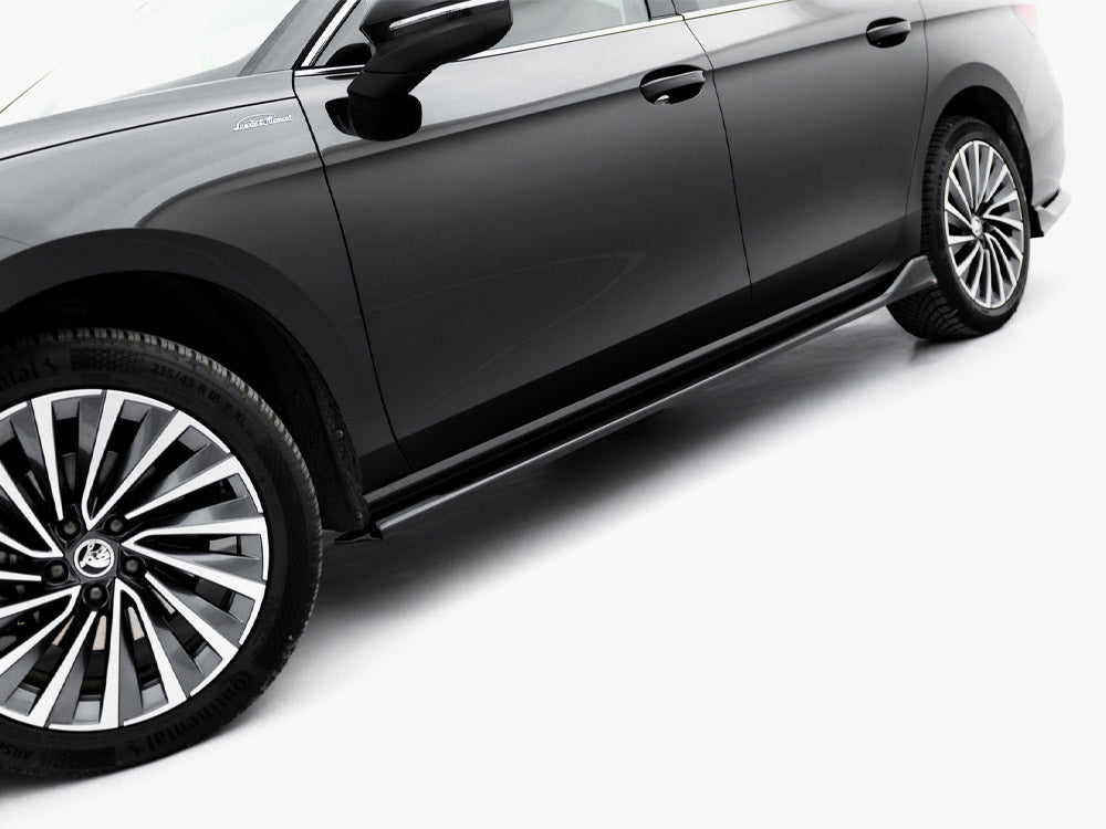 Maxton Design - Side Skirts Diffusers V.2 Skoda Superb Mk4