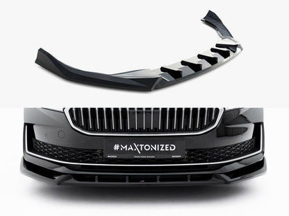 Maxton Design - Front Splitter V.2 Skoda Superb Mk4