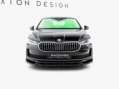 Maxton Design - Front Splitter V.2 Skoda Superb Mk4