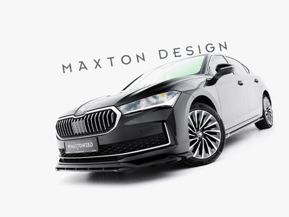 Maxton Design - Front Splitter V.1 Skoda Superb Mk4