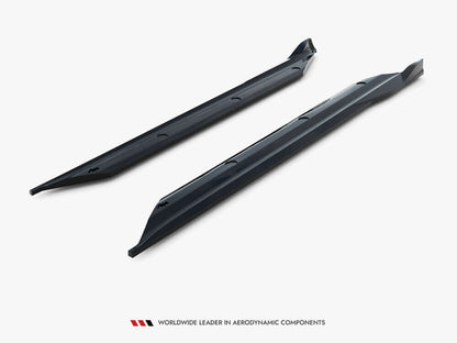 Maxton Design - Side Skirts Diffusers V.2 Porsche 718 Cayman GTS 982c