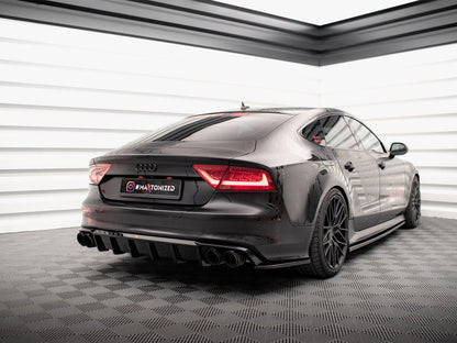 Maxton Design - Rear Side Splitters Audi A7 S-Line C7