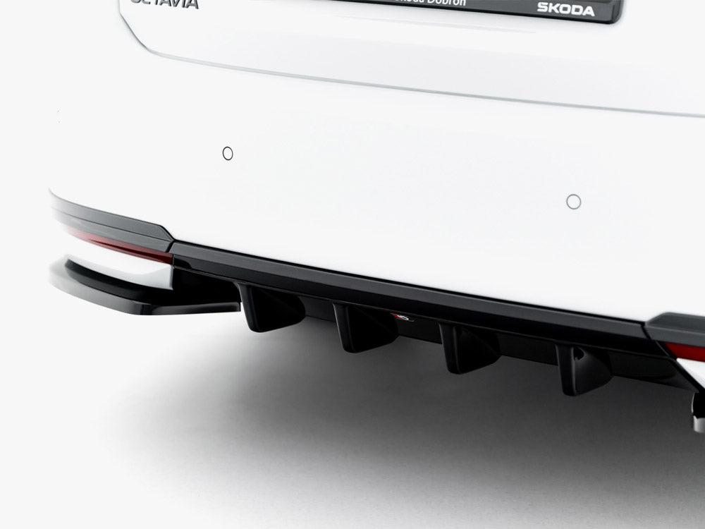 Maxton Design - Rear Valance Skoda Octavia Sportline Liftback / Estate Mk4 Facelift